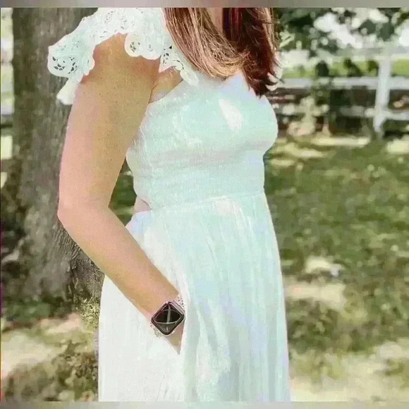 NWT Vici Flawless White Maxi Dress Size Small - Picture 2 of 11